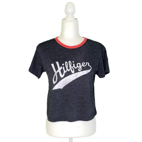Tommy Hilfiger Tops - TOMMY HILFIGER SPORT MID-CROP GRAPHIC SHIRT · SIZE S (PETITE)